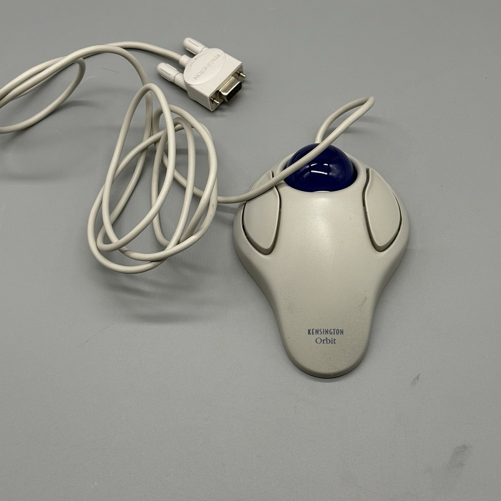 Kensington Orbit 64221 Trackball Mouse HTB 114 IBM Serial Port‎ Connection Works